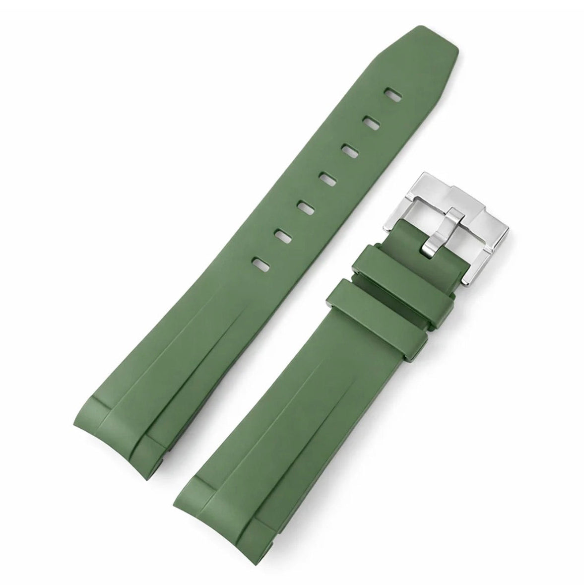 FKM Rubber Strap compatible with Rolex Explorer II 16570
