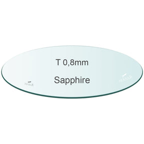 Épaisseur 0,8mm - Verres de montre Saphir Plat Rond -  Ø 19,0mm à 28,9mm - 1 Pcs