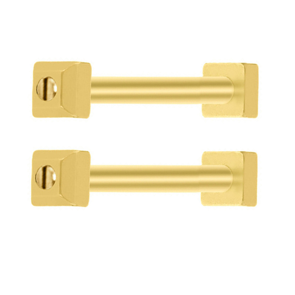 Tubes - Screw Bars - Screw Pin for Watch Strap - Compatible with Cartier Pasha - Gold or Silver Color - 2 Pcs