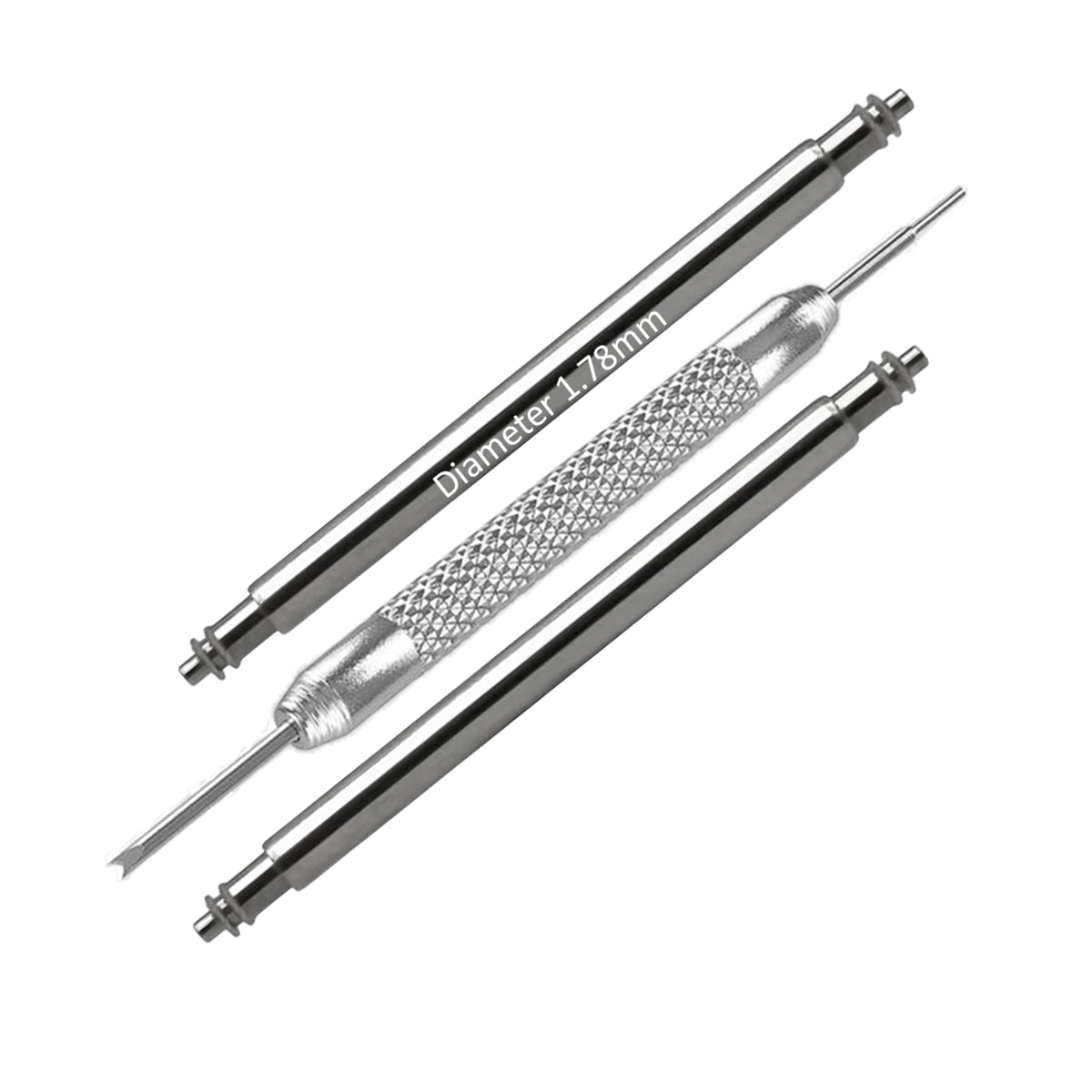 SLX Ø 1,78mm - Federstege für Uhrenarmbänder - 316L Edelstahl - 0,8mm - 2 Stück + 1 Werkzeug