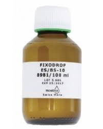 Stoppöl - Moebius 8981 - Gebrauchsfertig - Fixodrop ES/BS-10 - Für Metalle und Rubine - 10 ml