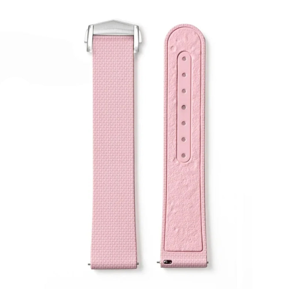 Bracelet Montre Homme 20mm en Caoutchouc FKM – Moonwatch Style – Texture Tissu - Rapide