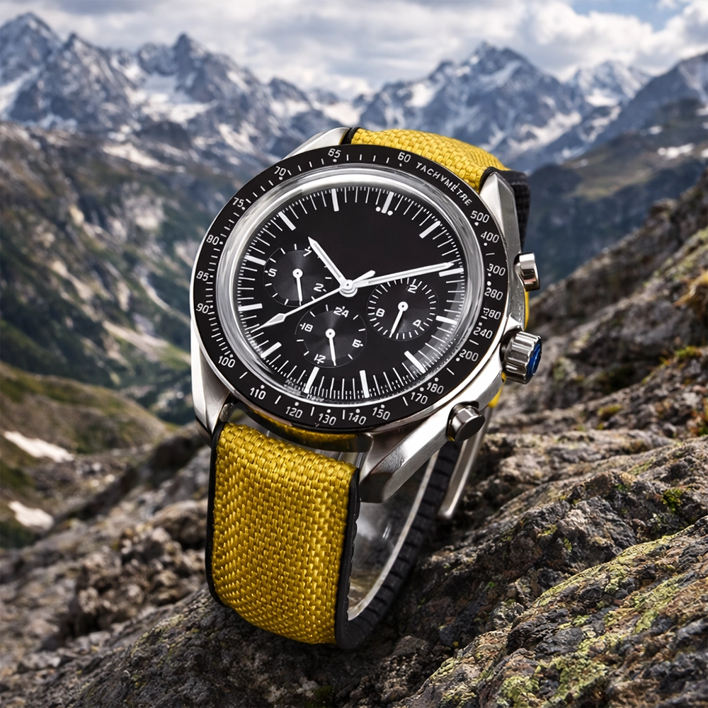 Bracelet de montre Hybride Tissu Performance / Silicone - Rapide - Universel