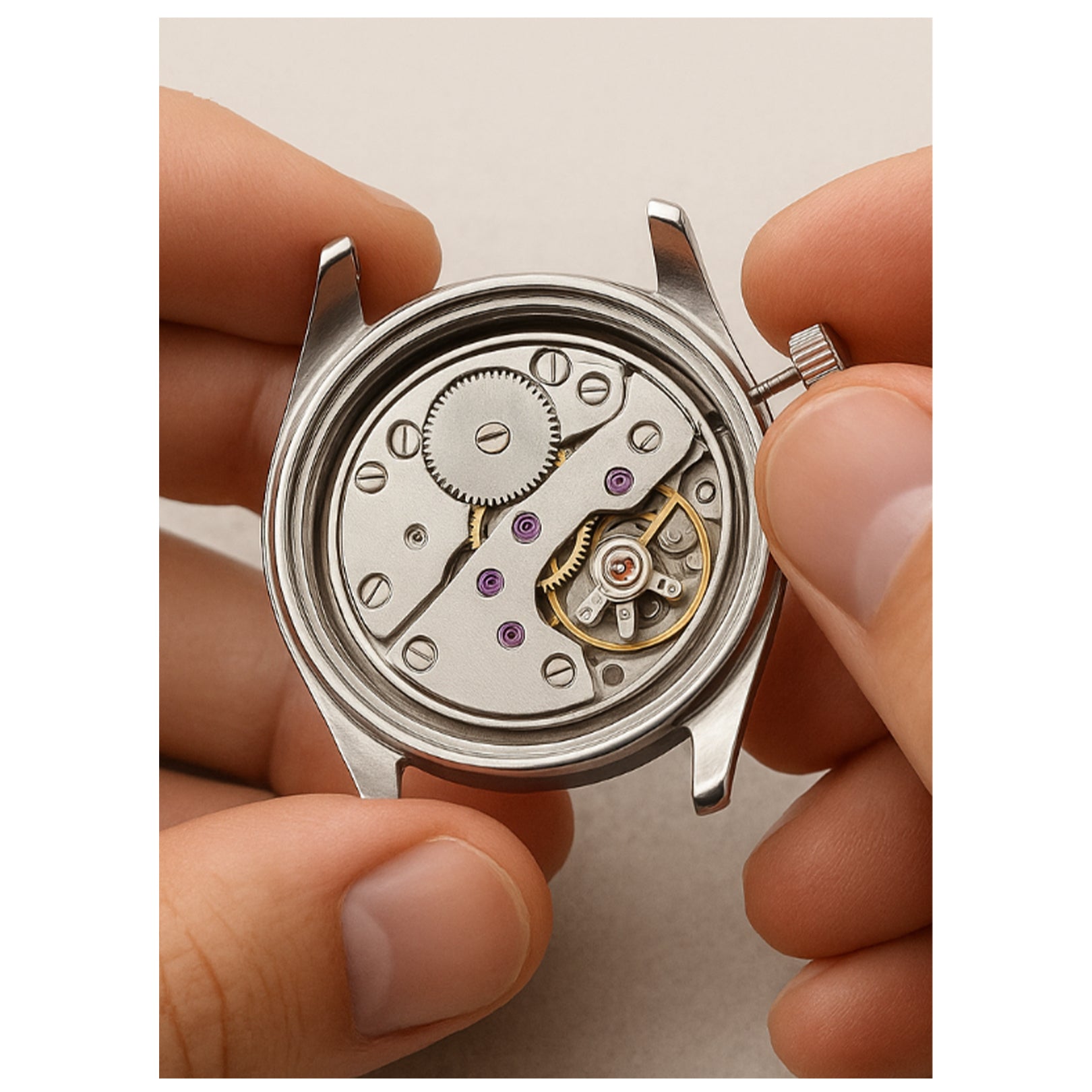 Tige de Remontoir Pour Seiko / Hattori - automatique, calibre, mouvement - 1 Pc