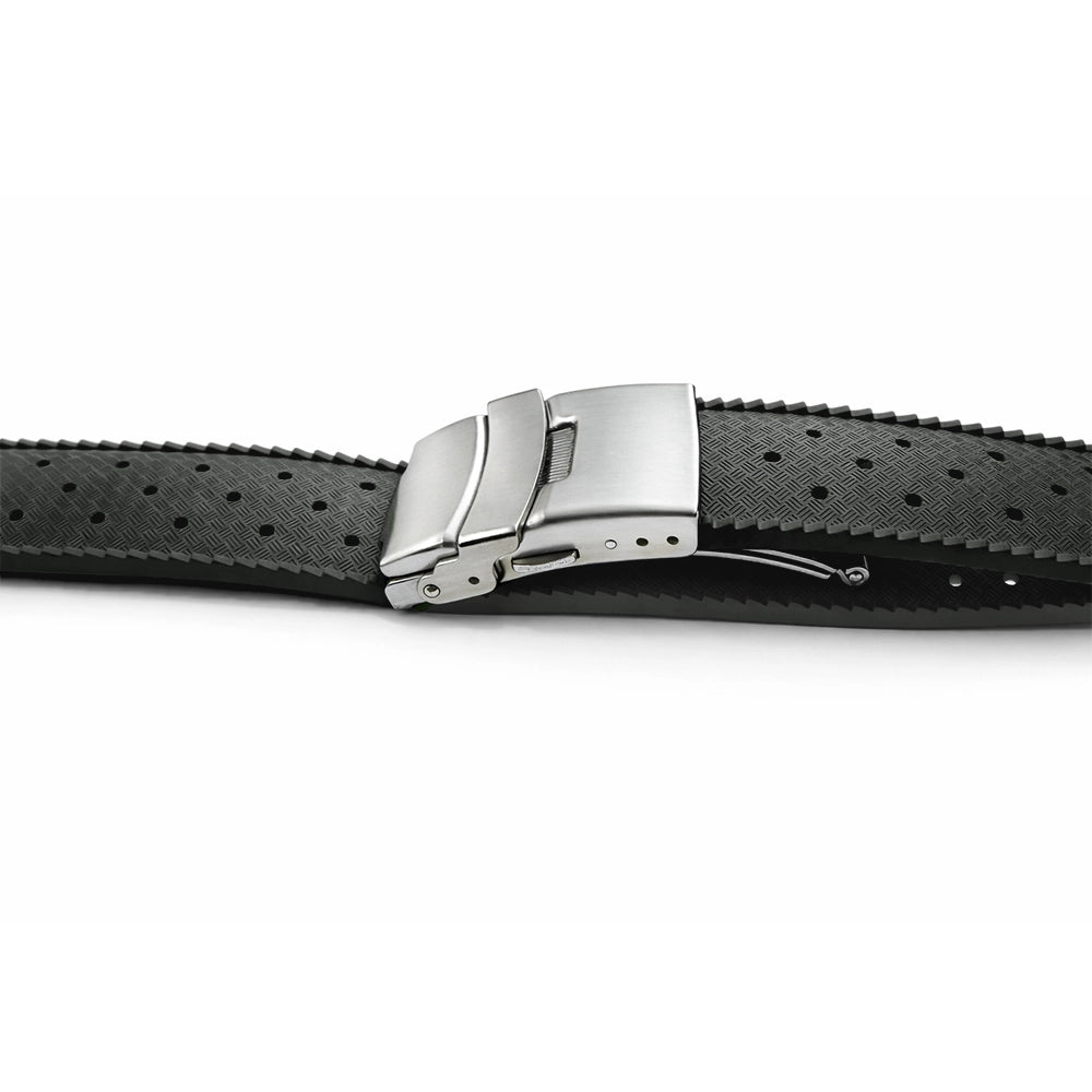 Uhrenarmband aus FKM-Kautschuk / Faltschließe - Schnell - Universal
