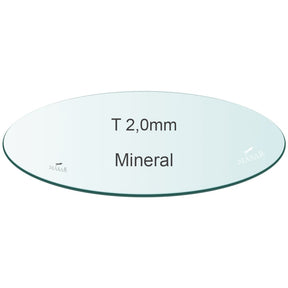 Premium Flat Watch Glass – Round Mineral Crystal – Thickness 2.0mm 2mm - Ø 27.0mm to 36.7mm - 1 Pcs