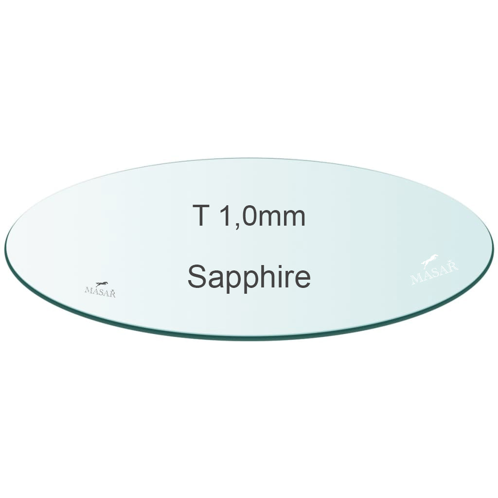 Épaisseur 1,0mm 1mm - Verres de montre Saphir Plat Rond -  Ø 13,0mm à 18,9mm - 1 Pcs