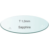 Épaisseur 1,0mm 1mm - Verres de montre Saphir Plat Rond -  Ø 13,0mm à 18,9mm - 1 Pcs