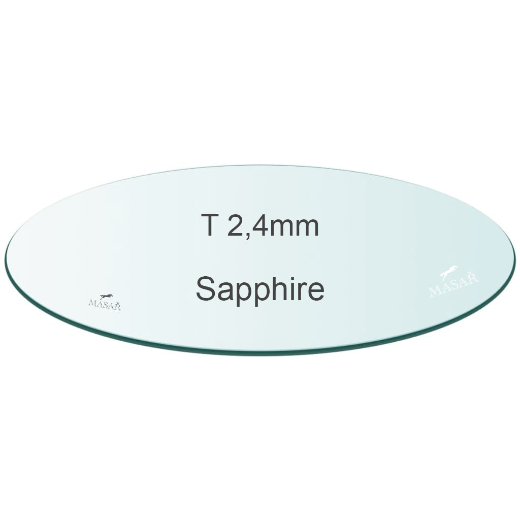 Dicke 2,0mm 2mm - Uhrglas (massiv) - Ø 20mm bis 50,0mm Mineral rund - flach x gewölbt - 1 Stück