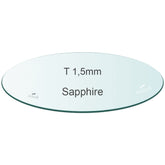 Thickness 2.0mm 2mm - Watch Glass (Solid) - Ø 20mm to 50.0mm Mineral Round - Flat X Domed - 1 Pcs