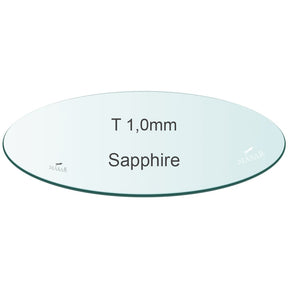Verre de Montre Premium Plat – Saphir Rond – Épaisseur 1,0mm - Ø 13,0mm à 18,9mm - 1 Pcs