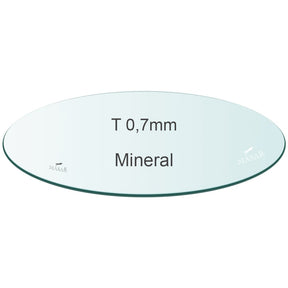 Thickness 0.7mm - Round Flat Mineral Watch Glass - Ø 31.0mm to 40.0mm - 1 Pcs