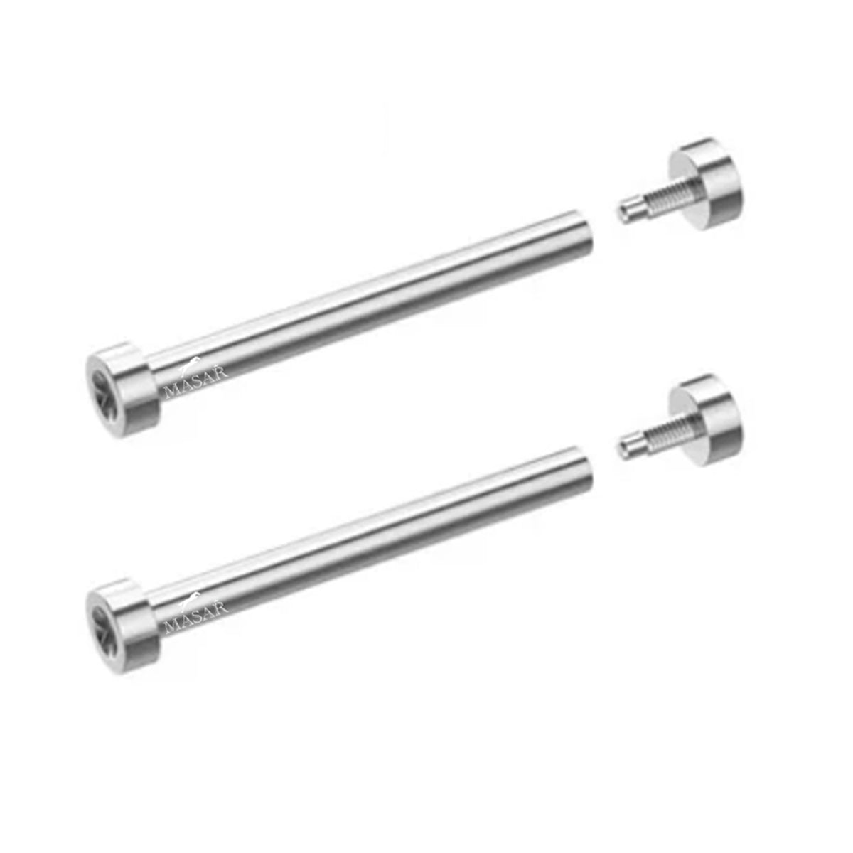 Schraubstangen – Torx, Stern, Fixierung für Garmin-kompatibles Uhrenarmband – 2 Stück