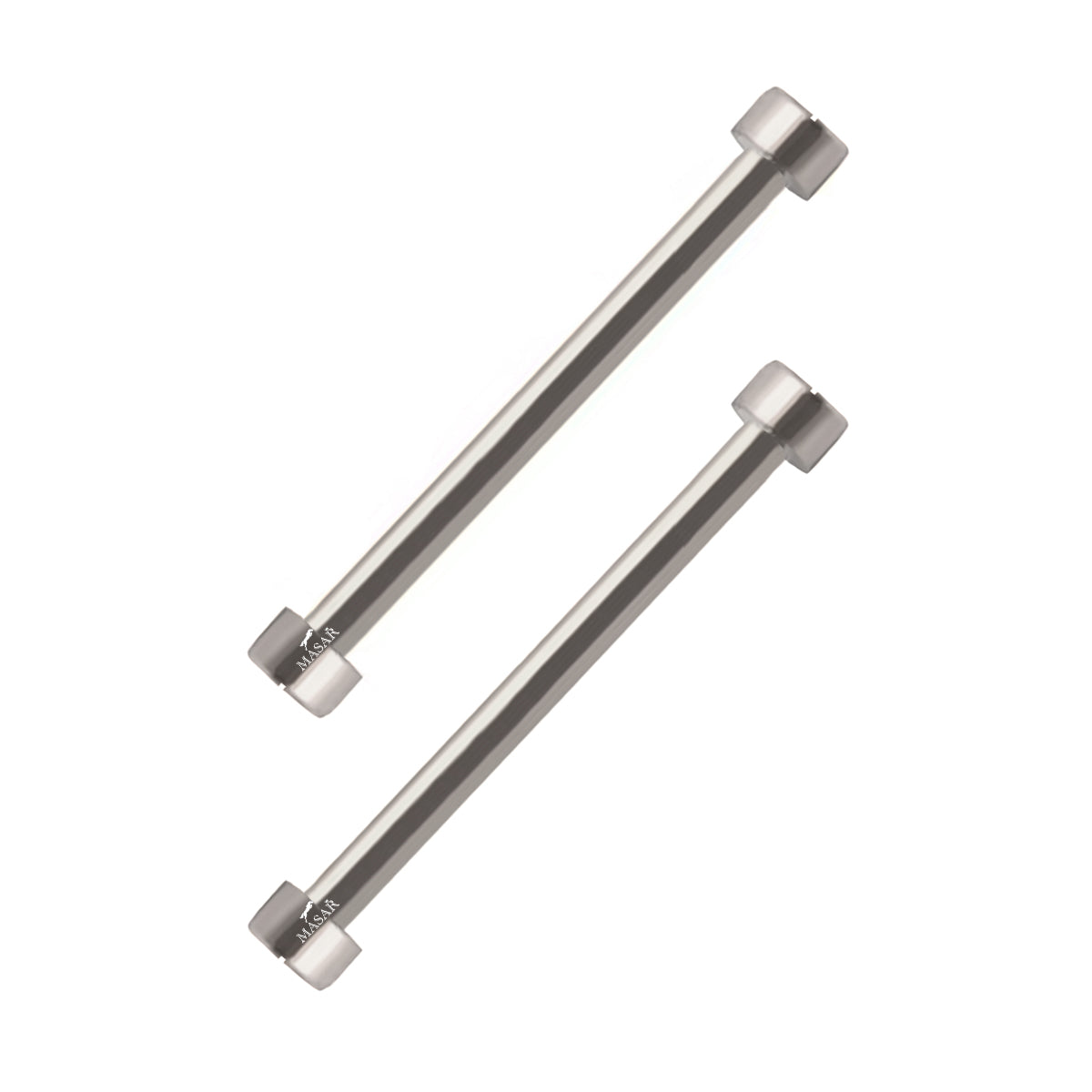 Schraubstege - Durchmesser 1,8mm, Kopf H Ø 3,0mm - Uhrenarmbandverschluss - Silber - 2 Stück