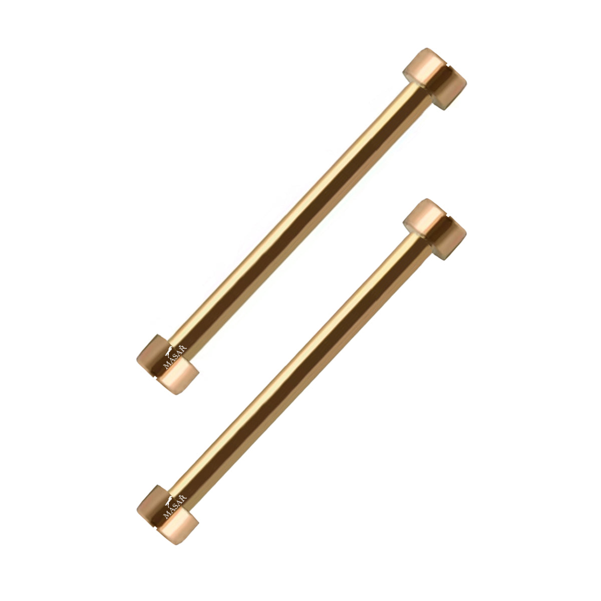 Schraubstege - Durchmesser 1,8mm, Kopf H Ø 3,0mm - Uhrenarmbandverschluss - Gold - 2 Stück