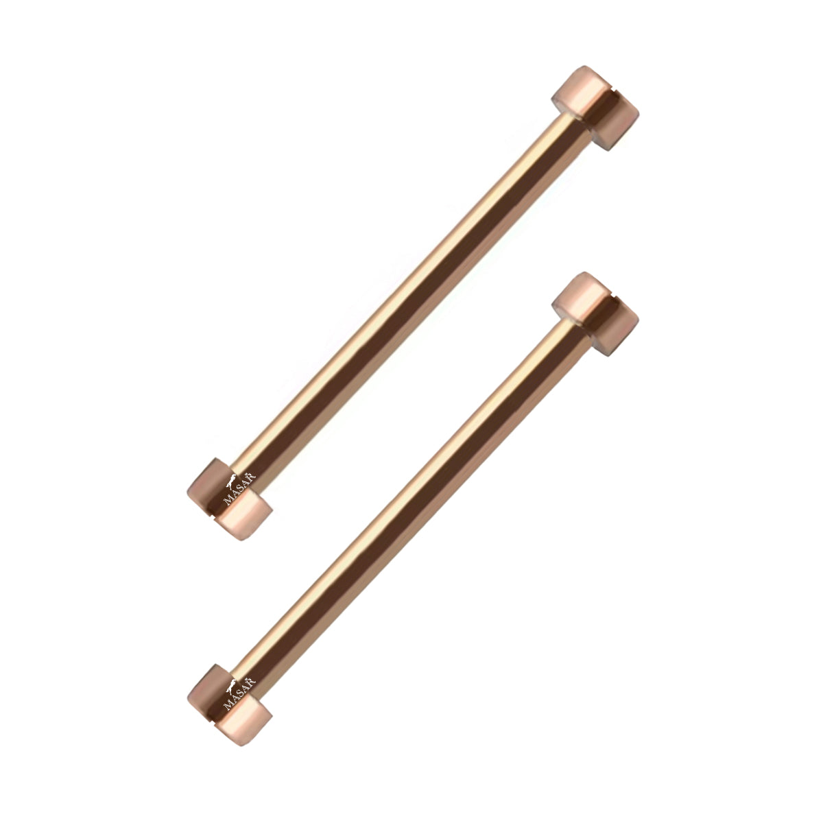 Schraubstege - Durchmesser 1,8mm, Kopf H Ø 3,0mm - Uhrenarmbandverschluss - Roségold - 2 Stück