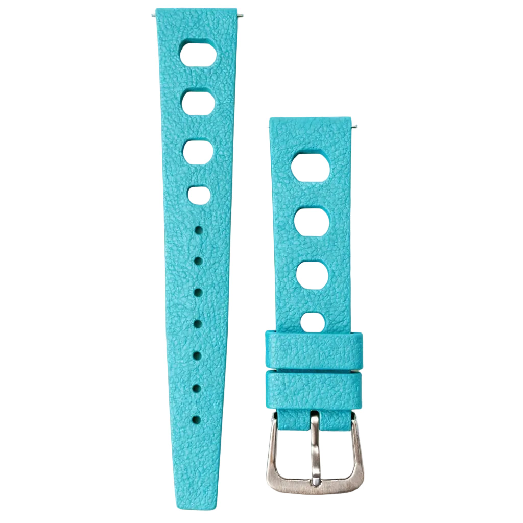 Bracelet Montre Caoutchouc FKM - Rallye Perforé / Rapide - Universel