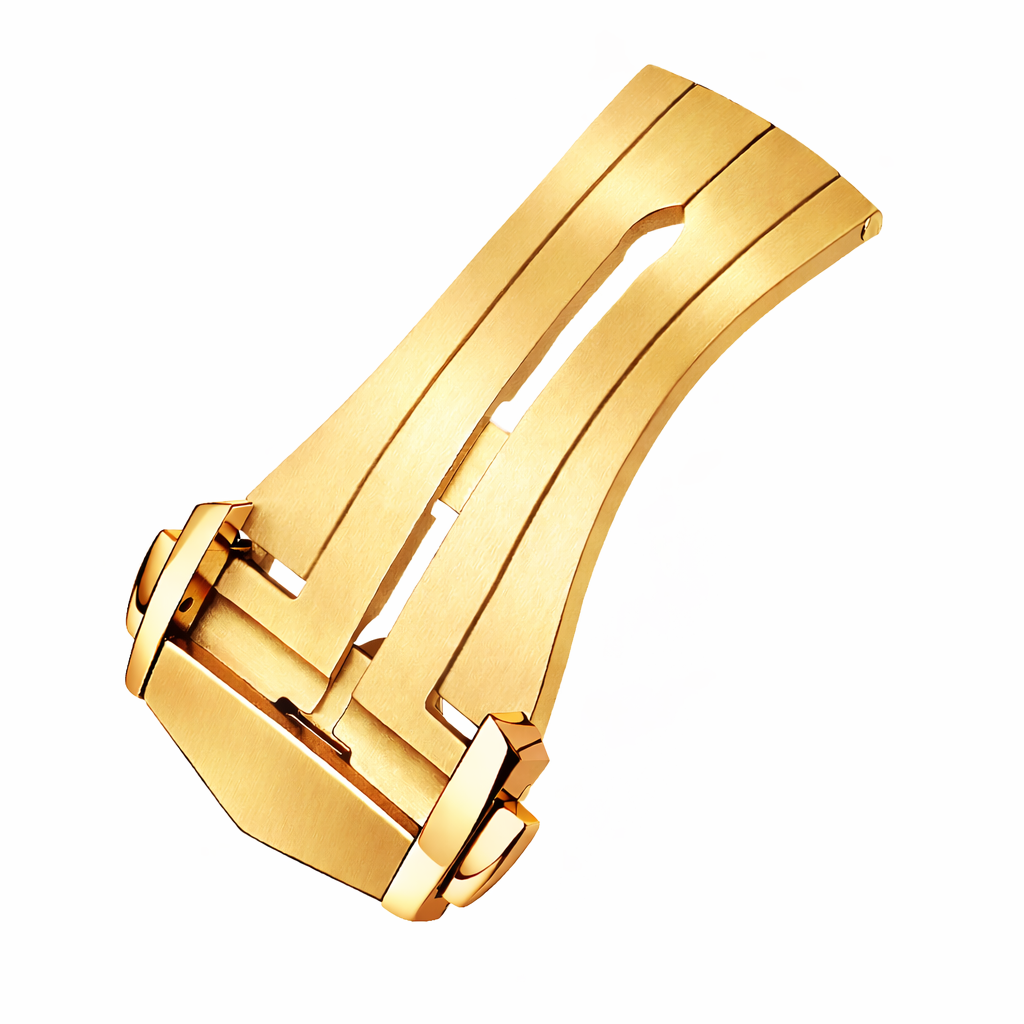Faltschließe mit Dorn Armbanduhr mit Löchern – Premium-Verschluss Stahl – Armbandstärke ≤ 3,0mm – 1 Stck.
