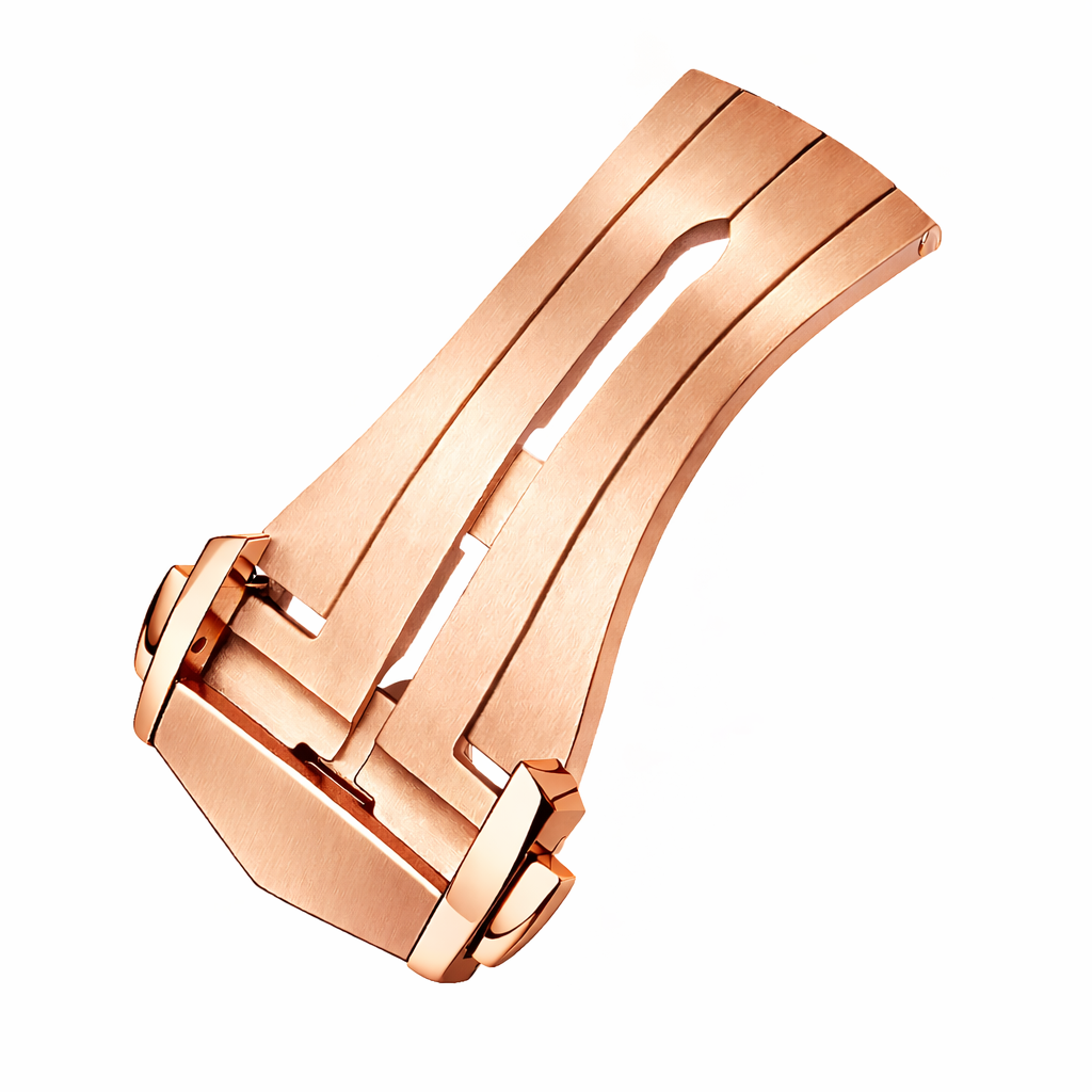 Faltschließe mit Dorn Armbanduhr mit Löchern – Premium-Verschluss Stahl – Armbandstärke ≤ 3,0mm – 1 Stck.