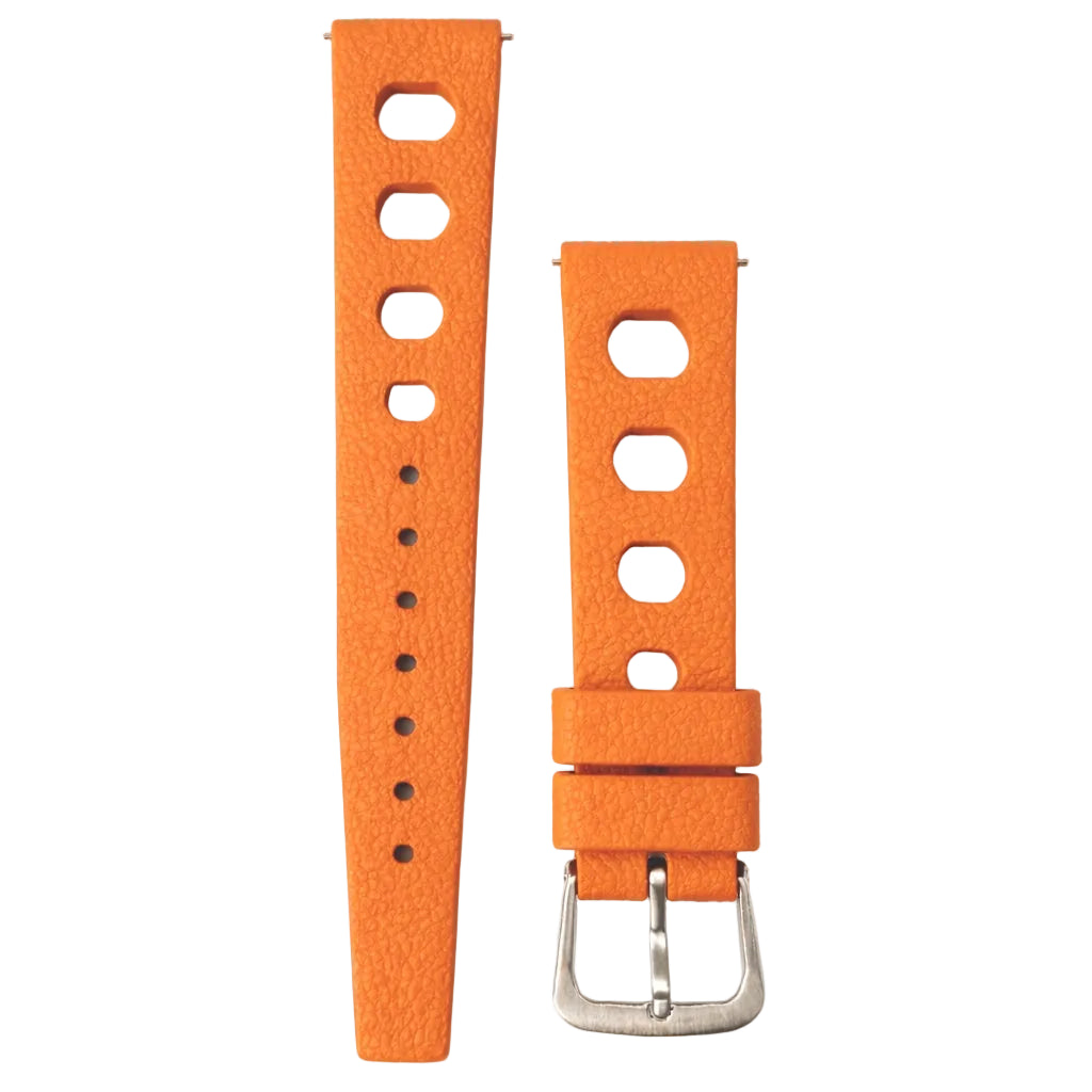 Bracelet Montre Caoutchouc FKM - Rallye Perforé / Rapide - Universel