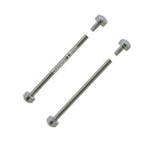 22mm à 36mm Ø 1,8mm - Épingle - Tube/Barre - de pression - Goupille à rivet pour bracelet de montre - 2 Pcs