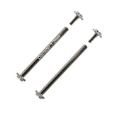 Screw - 8mm to 28mm Ø 1.2mm - Head H Ø 2.5mm - Watch strap attachment - Silver - 2 Pcs