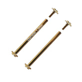 10mm à 20mm Ø 1,3mm - Tube - Barres à vis - Goupille à vis pour bracelet de montre - Gold  2 Pcs
