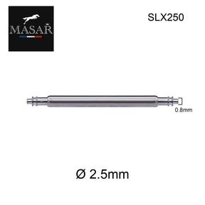 SLX Ø 2,5mm - Barres à ressort pour bracelet de montre Compatible Seiko - Inox 316L - 2 pcs