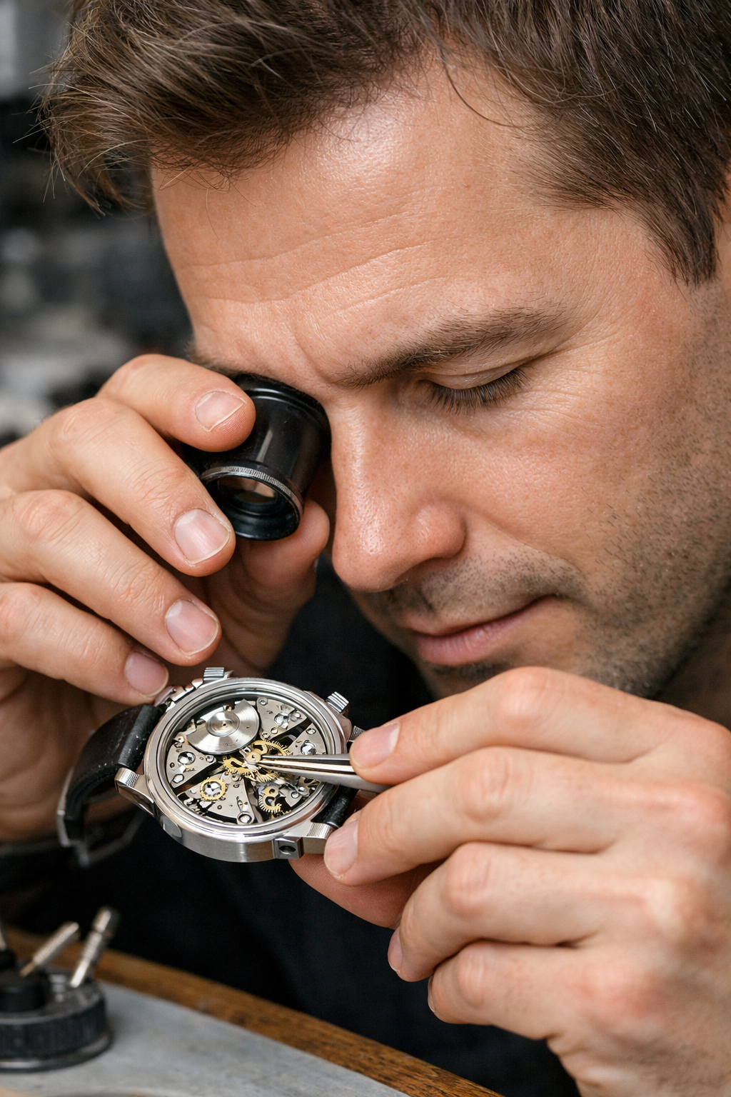 Watchmaker's Magnifier - Screw-on Edge - 1 Pc