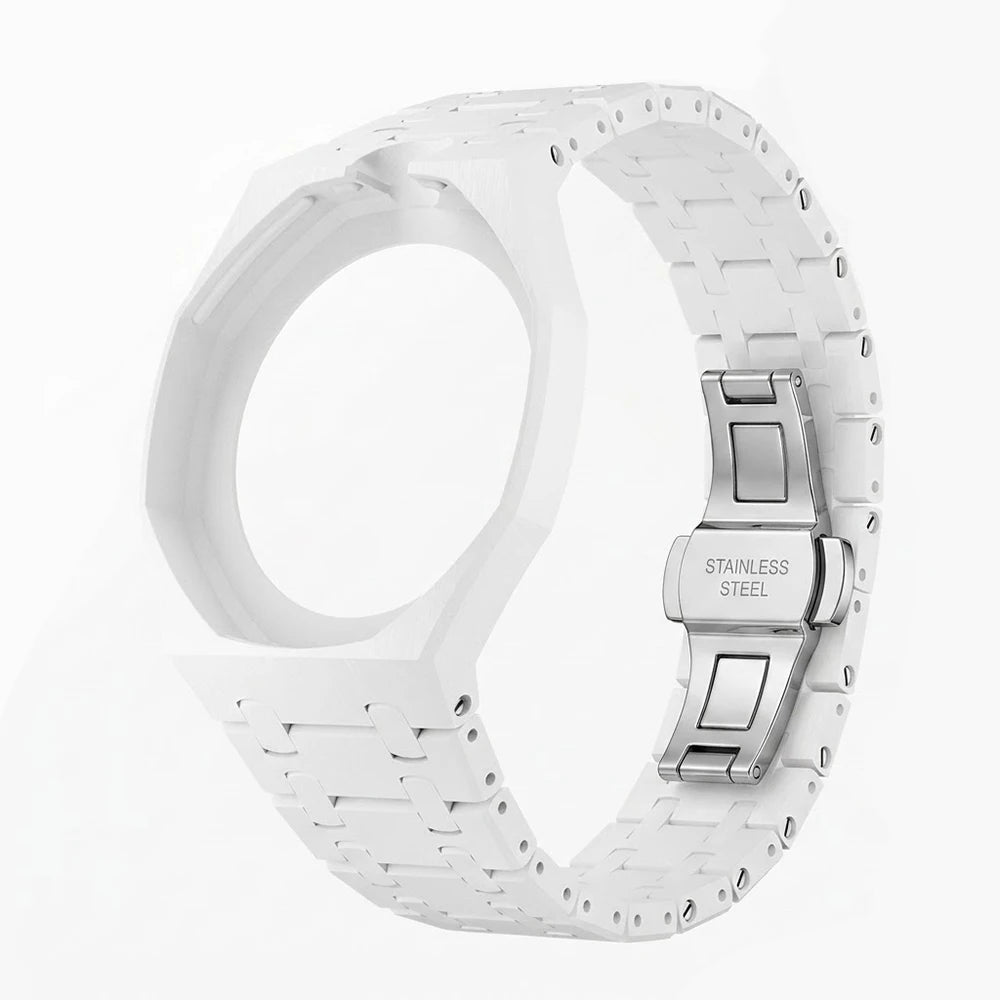Link Bracelet compatible with Swatch Royal Pop x AP - Lépine → crown at 12 o'clock - Resin