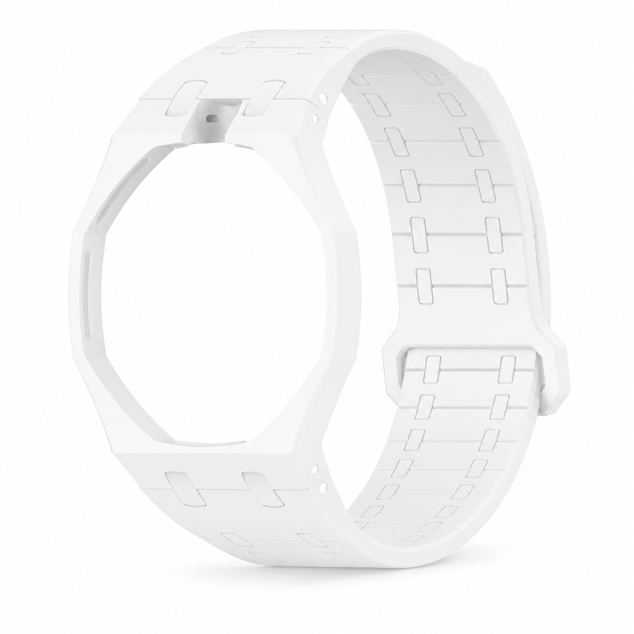 Bracelet de montre blanc avec fermoir aimanté pour Swatch Royal POP x AP.