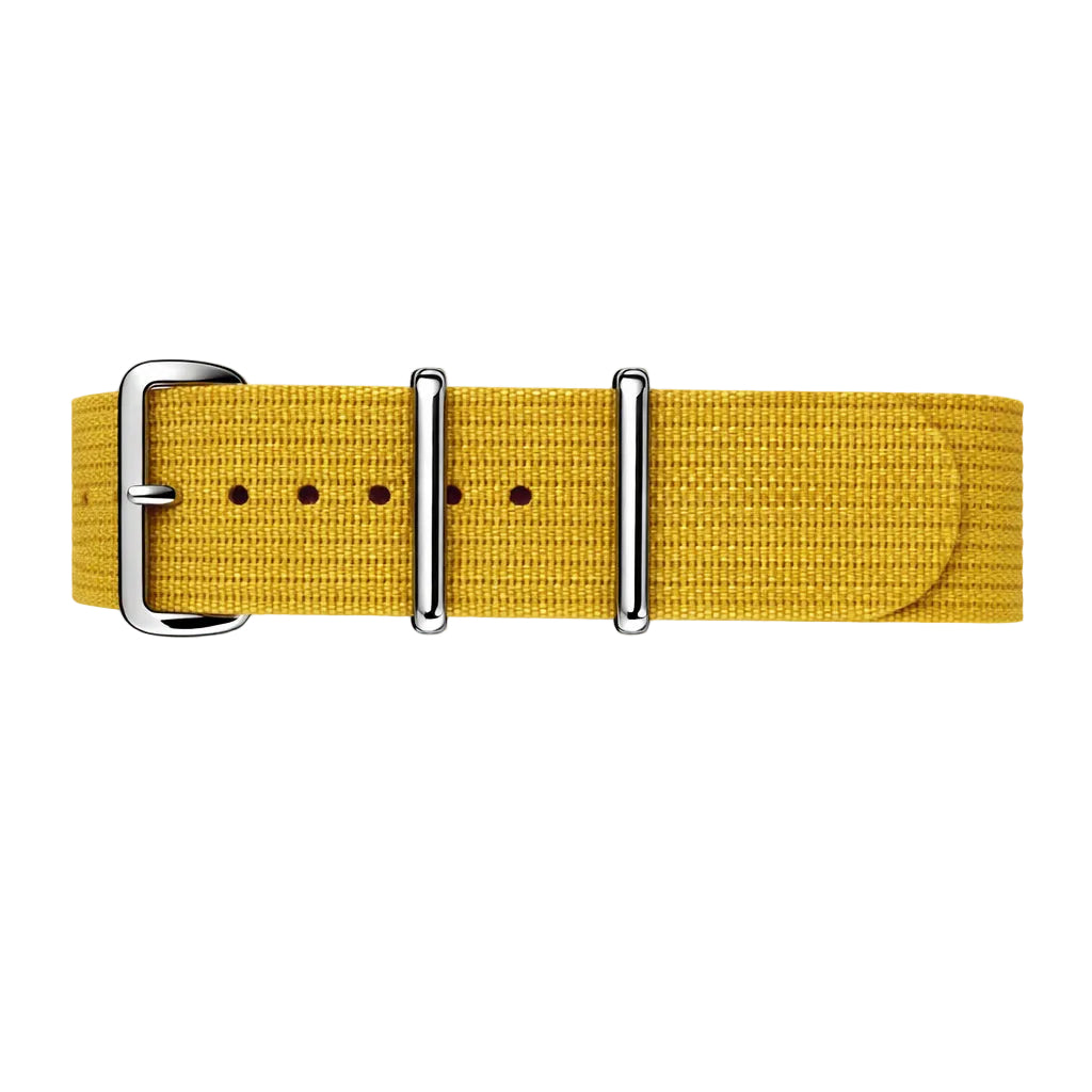 Mustard Yellow NATO - Hybrid Nylon/Silicone Fabric
