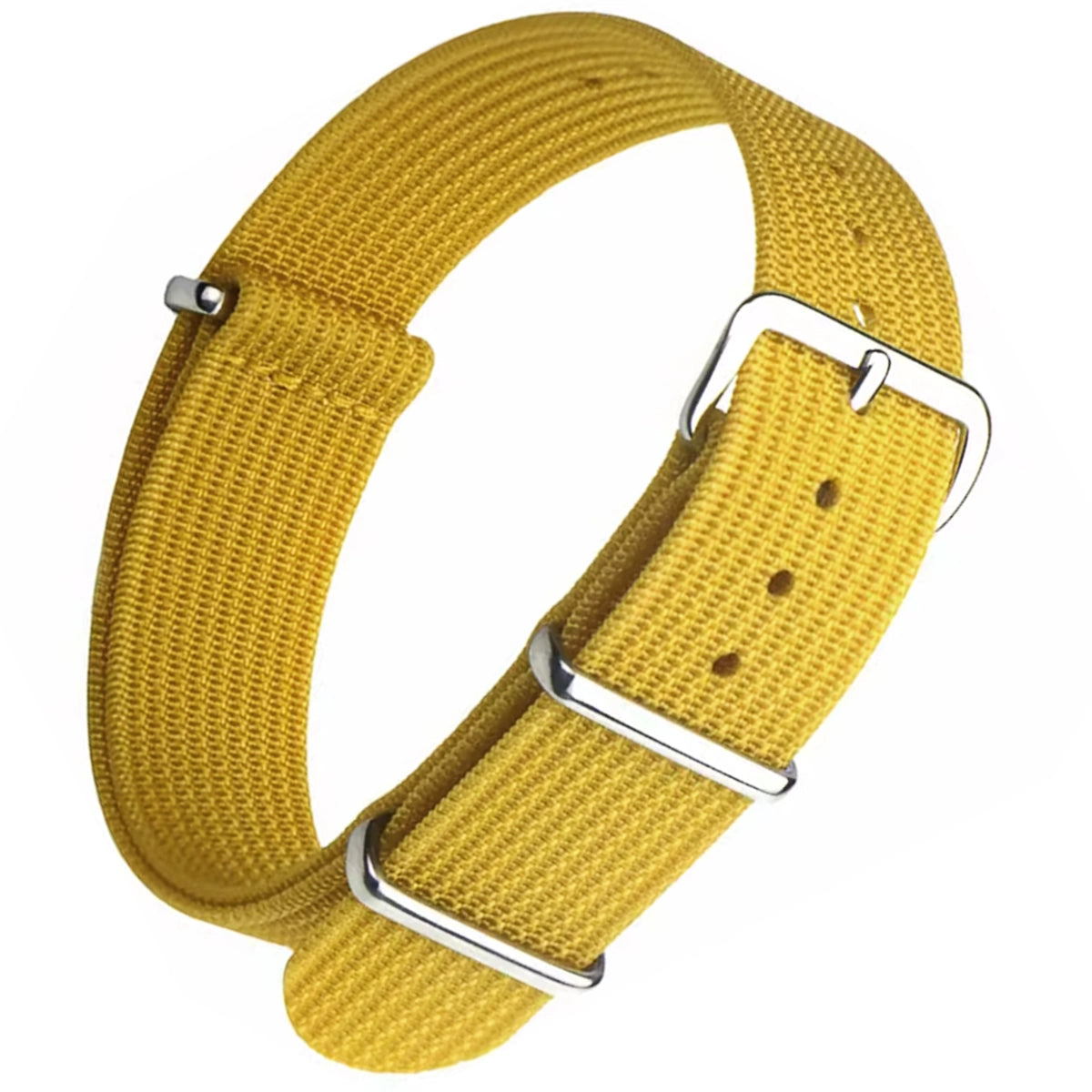 Bracelet de Montre Compatible Briston - Nato Jaune Moutarde