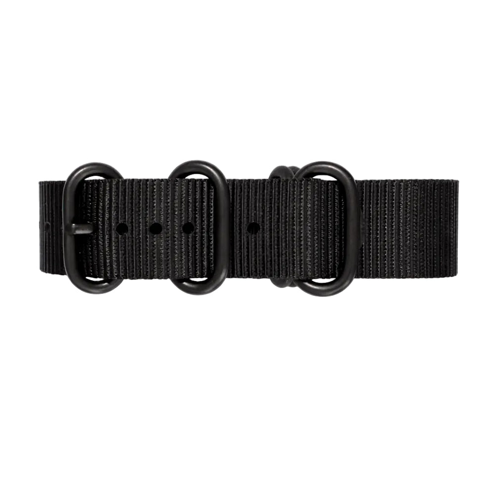 ZULU Nato Watch Strap – Full Black – Men's – 1.2mm Nylon