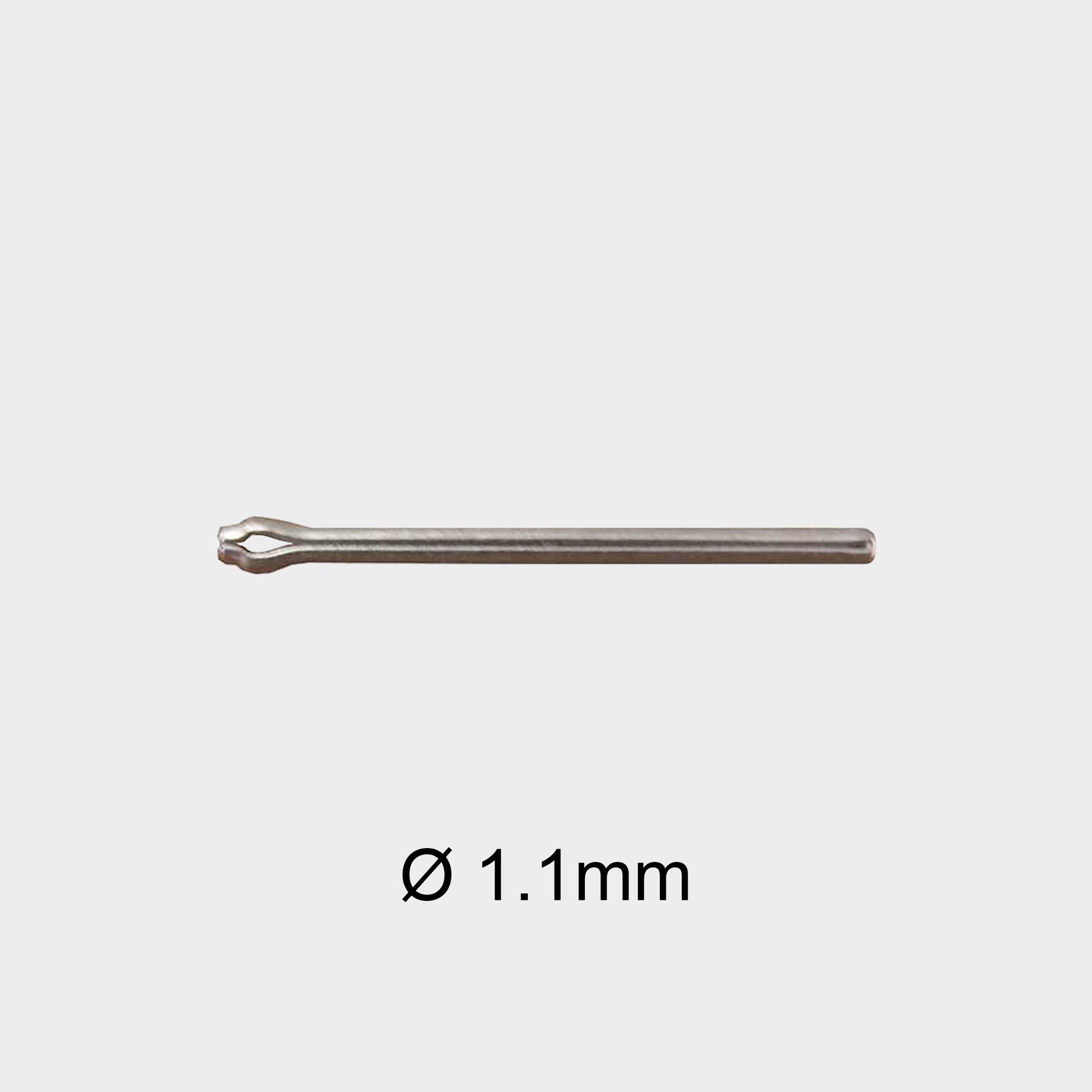 Ø 1.1mm - 12mm à 29mm Goupilles Broches fendues - Inox 316L - Lot de 2 Pcs