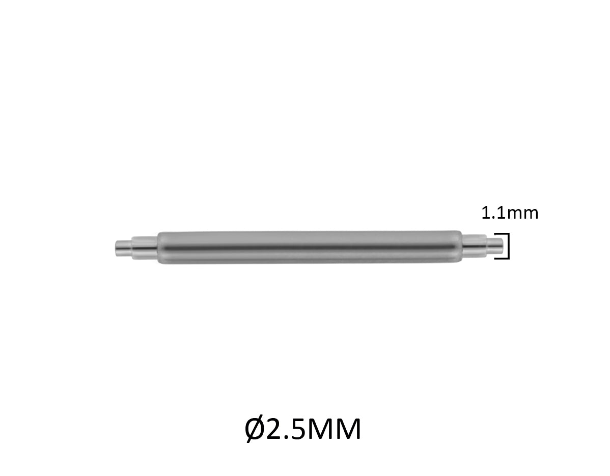 18mm à 24mm XDS250 | Ø 2.5mm - Double Shoulder (Épaule) - 1.1mm - Inox 304 ou 316L - 2 pcs