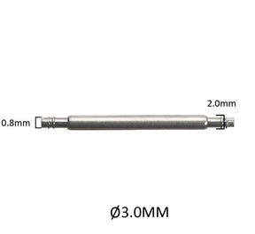 <transcy>18mm to 30mm Ø 2.5mm | Standard - 316L Stainless Steel - 2 pcs</transcy>