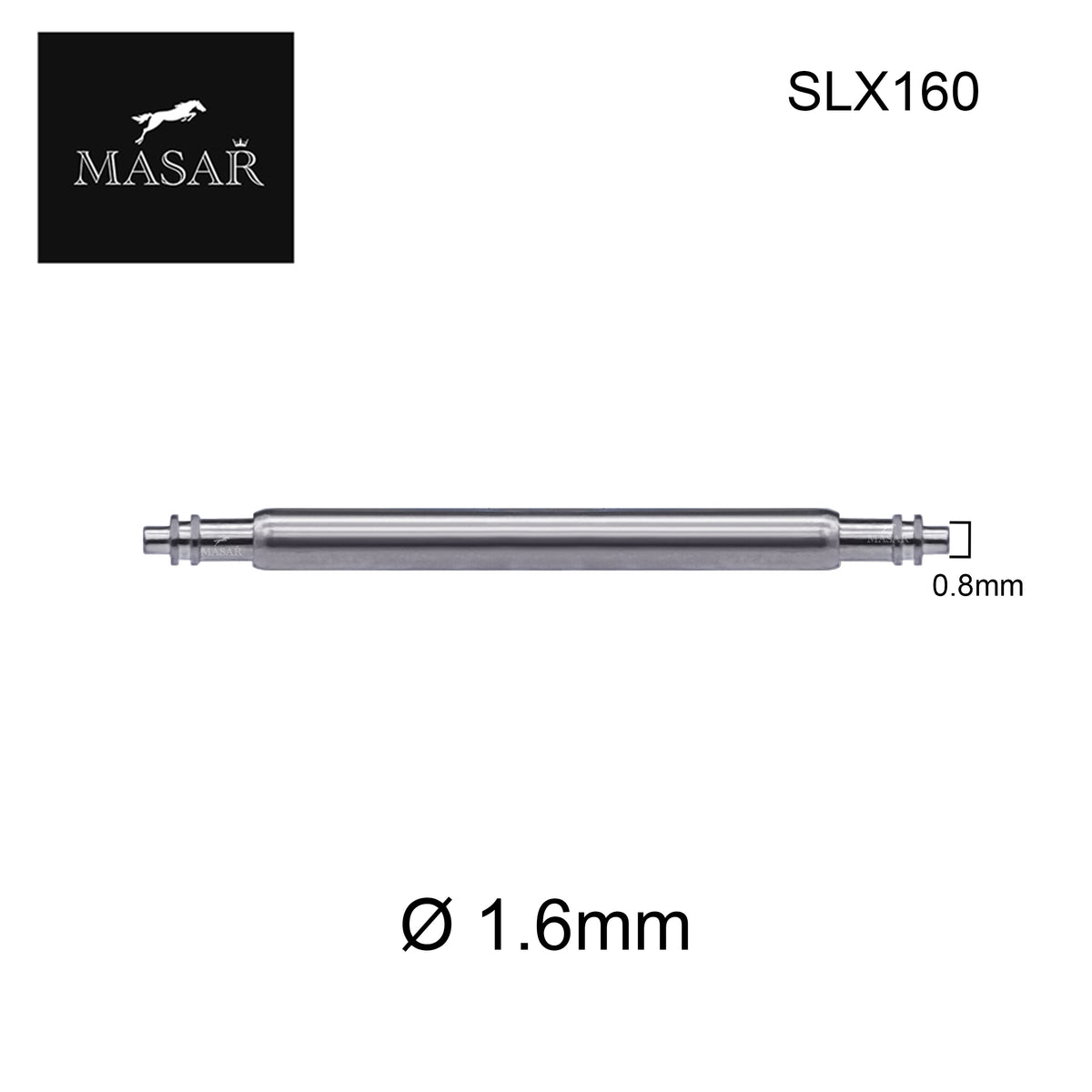 6mm à 22mm SLX160 | Ø 1.6mm - Double Flange (Bride) - Inox - 2 pcs