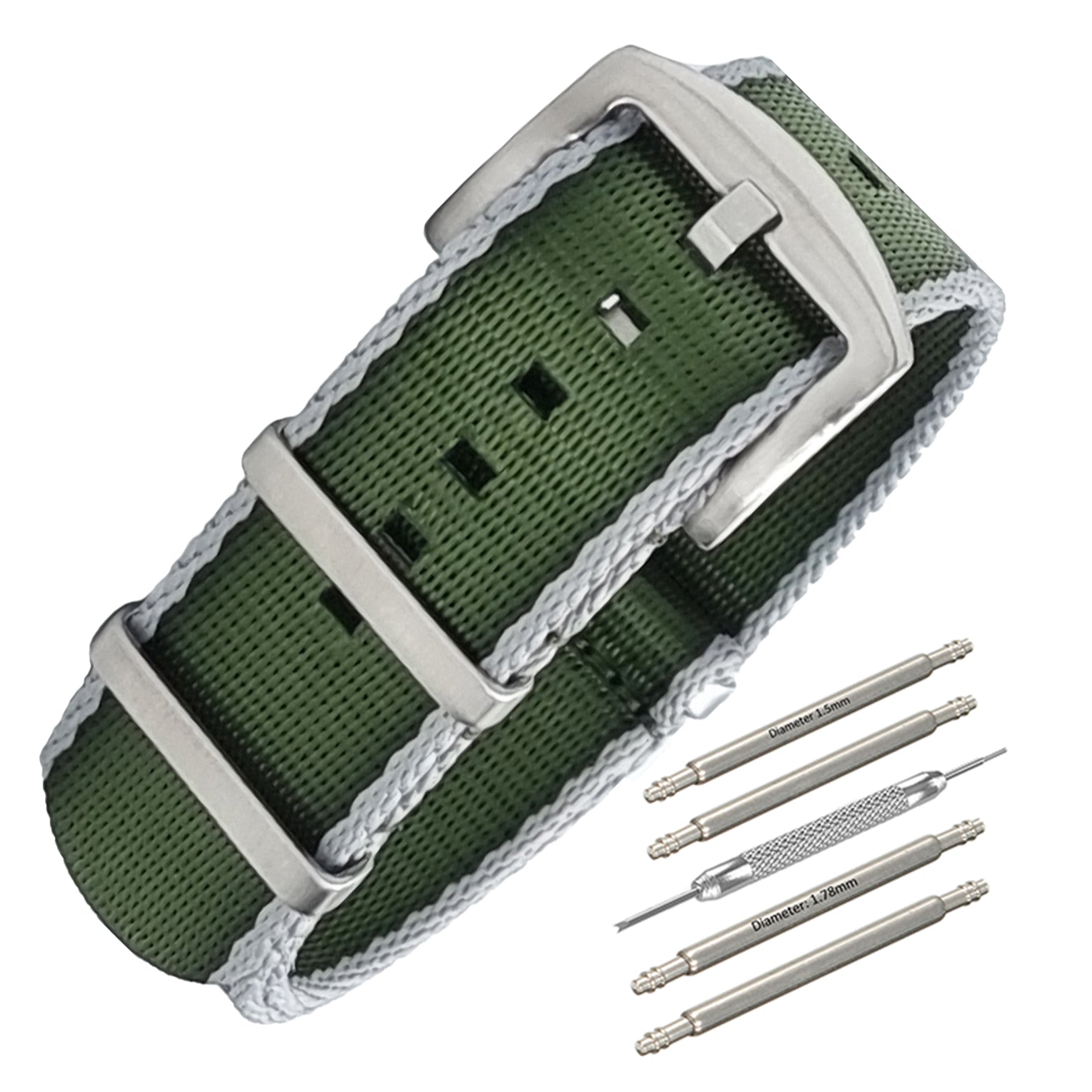 watch-strap-nato-army-green-grey