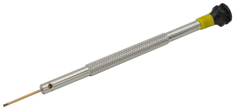 Tournevis Horloger Plat / Lames béryllium/cuivre - XT Premium - 100% Anti magnétique - Fabriqué en France