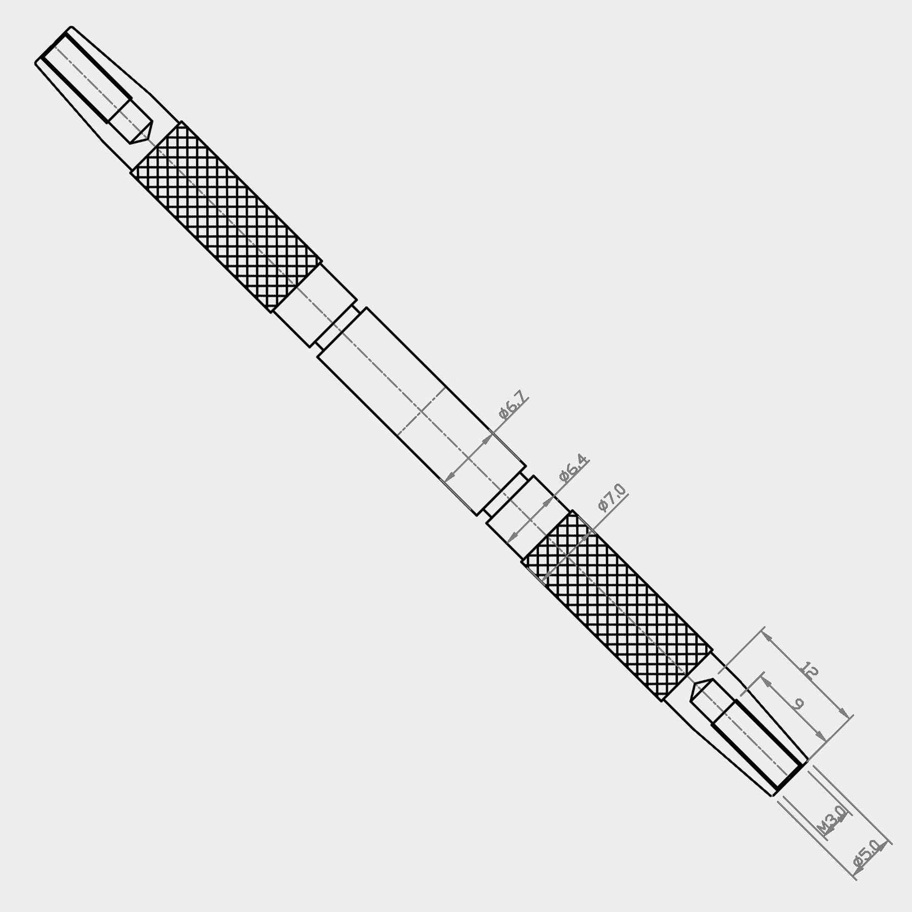 <transcy>Spring bars tool to disassemble and assemble the Black watch straps with protection</transcy>