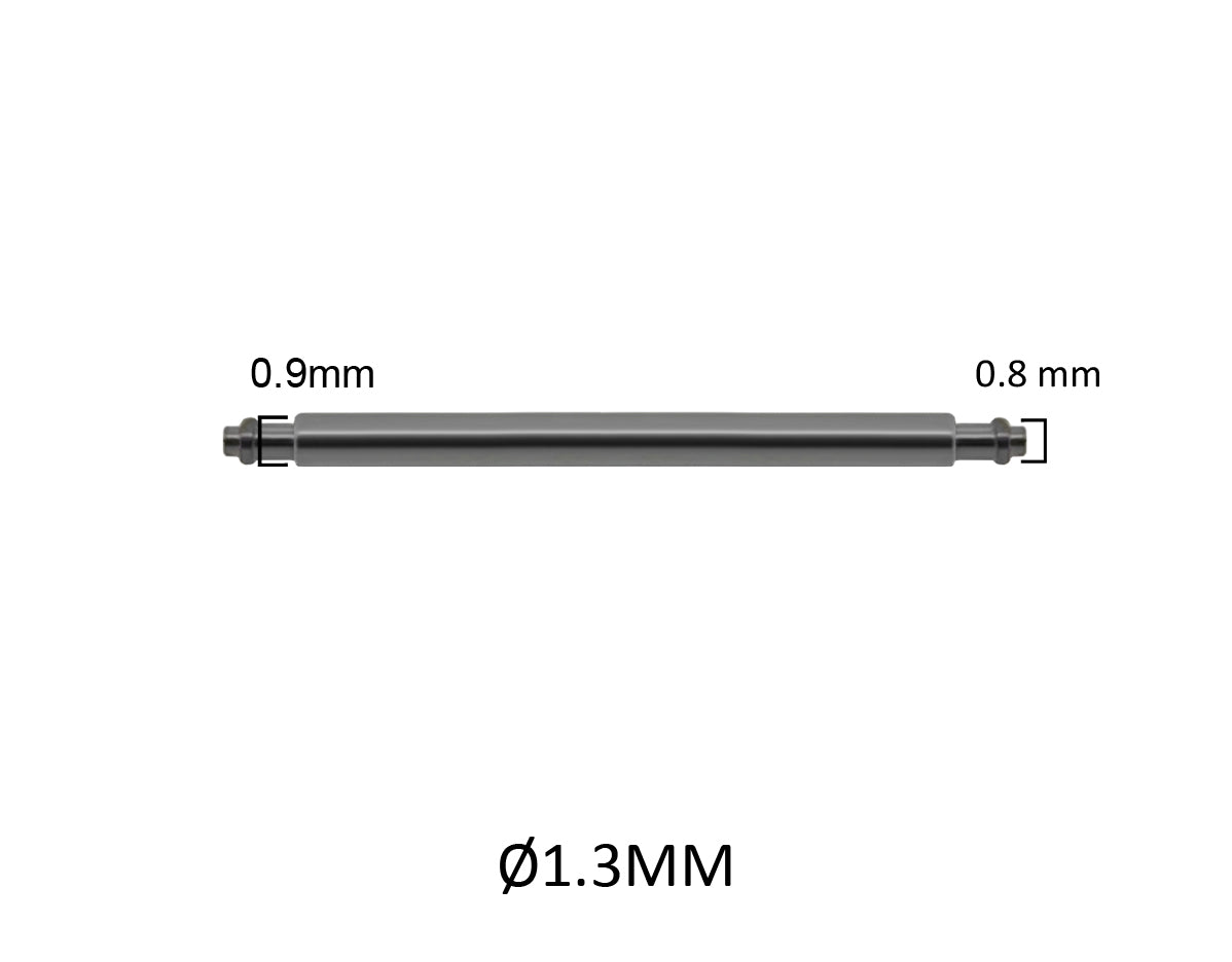 6mm à 24mm Ø 1.3mm - Short Bead (Perle Courte) - Inox - 2 pcs