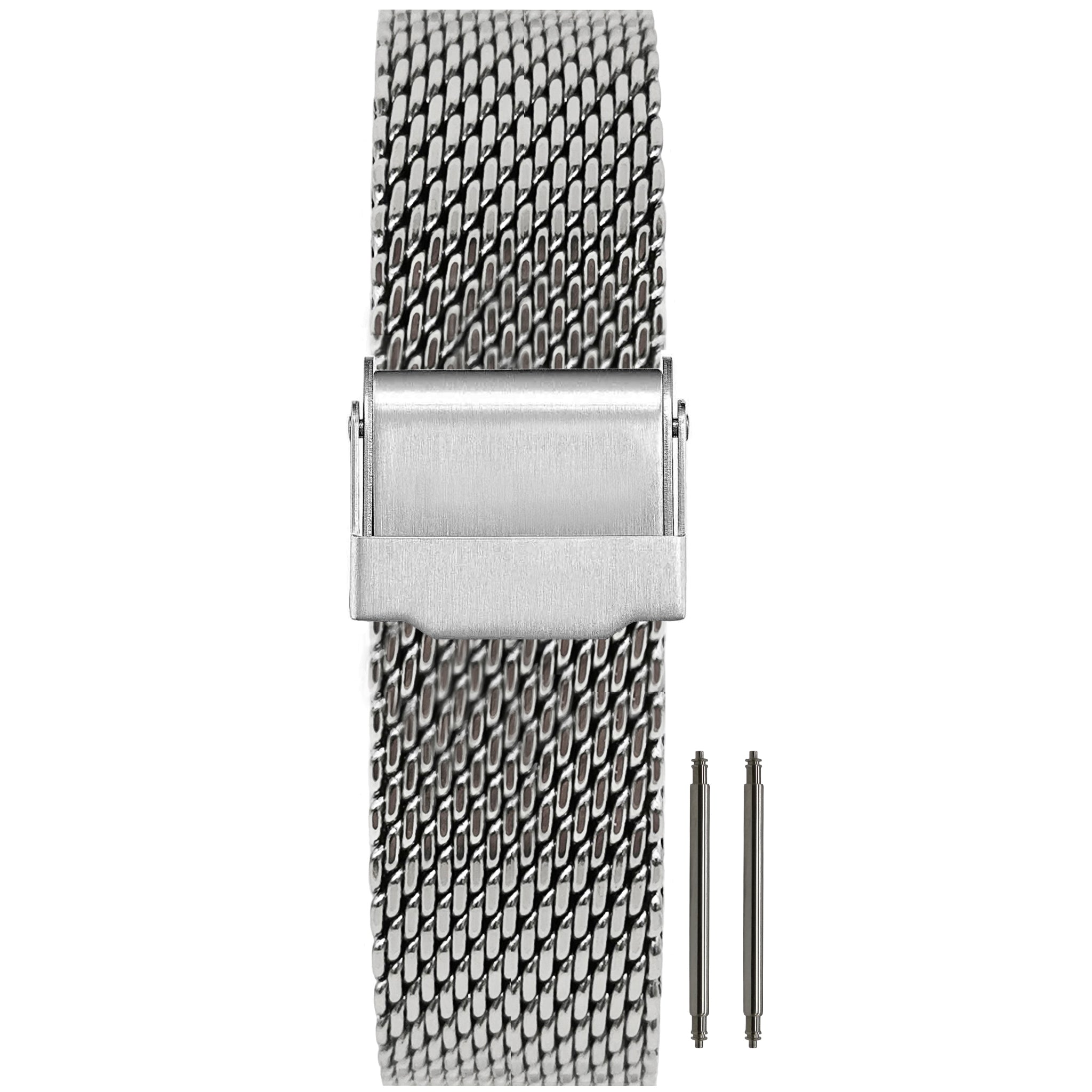 Armband kompatibel mit Skagen Milanaise-Edelstahl 20mm
