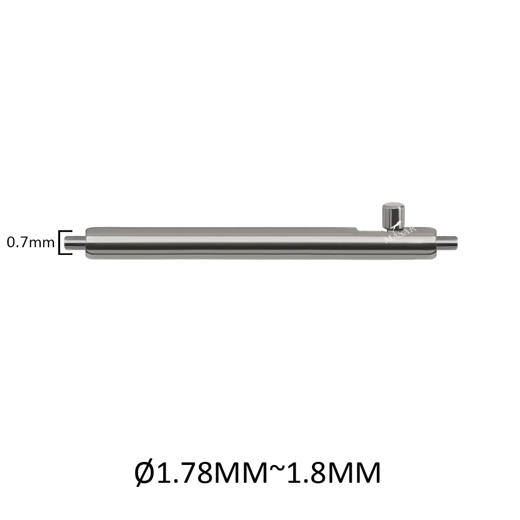 20mm / 22mm XES Ø 1,8mm - Federstege für Uhrenarmbänder - 316L Edelstahl - Schnellspannhebel - 0,7mm - 2 Stück
