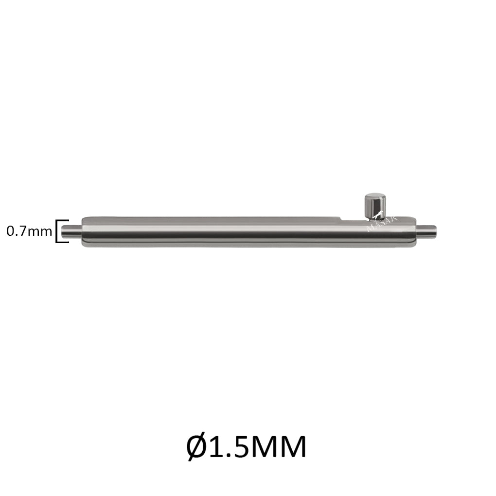20mm / 22mm XES Ø 1,5mm - Federstege für Uhrenarmbänder - 316L Edelstahl - Schnellspannhebel - 0,7mm - 2 Stück